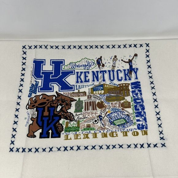 catstudio University Kentucky UK Wildcats Dish Bar Towel Embroidered Collegiate - Picture 2 of 4